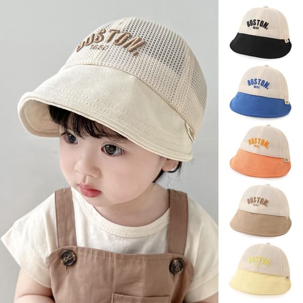 Bøttehatt for barn Solhatt BEIGE Beige