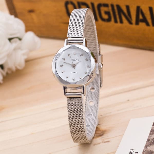 Dameur Quartz Armbåndsur SØLV silver