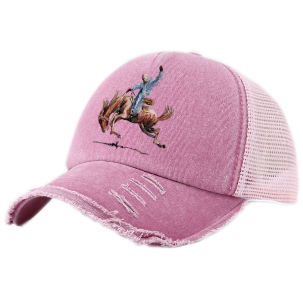 Baseballkasket Peaked Caps MØRK PINK dark pink