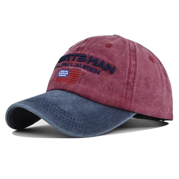 Rød Baseballcaps Solhatt red