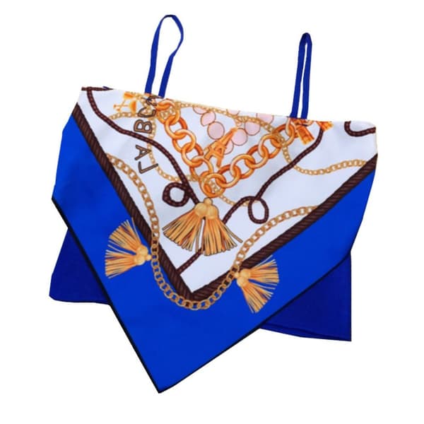 Camisole Triangelsjal MULTICOLOR&BLUE Multicolor&blue