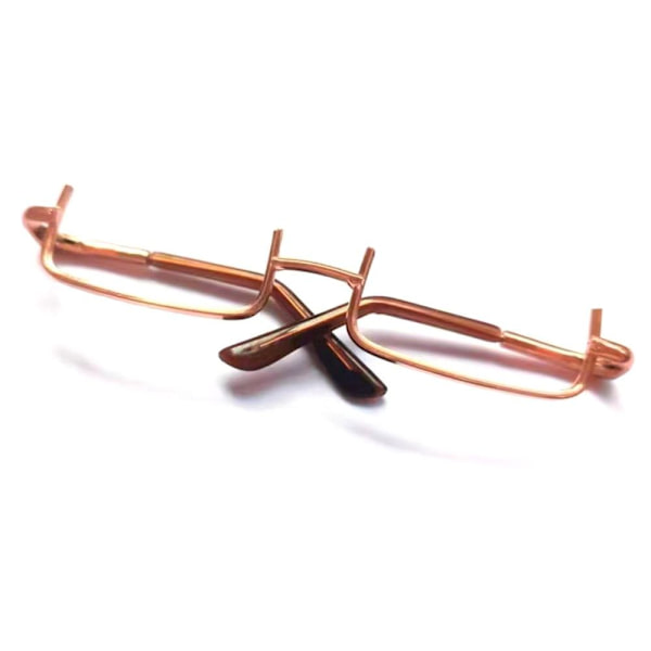 Dockglasögon Plysch docka glasögon ROSE GULD Rose Gold