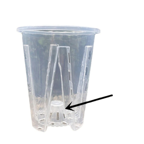 12kpl orkidearuukkuruukku reikillä 4,7 TUUMAA 12KPL 12kpl 4.7 inch12pcs