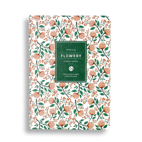 PU Läder Blommig Schema Bok Dagbok Veckoplanerare A6A