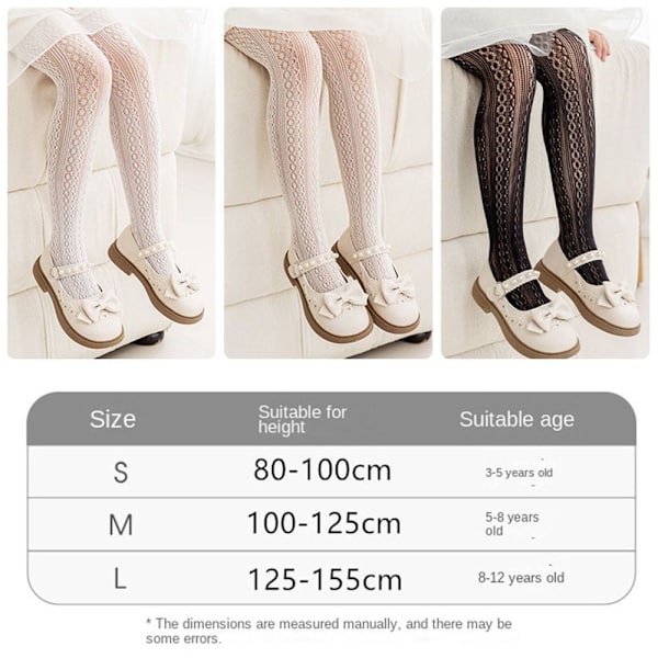 Mesh strømpebukser pigestrømpe BEIGE M beige M
