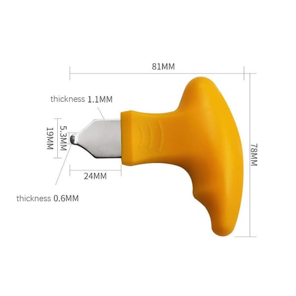 Brækjern Gul Yellow