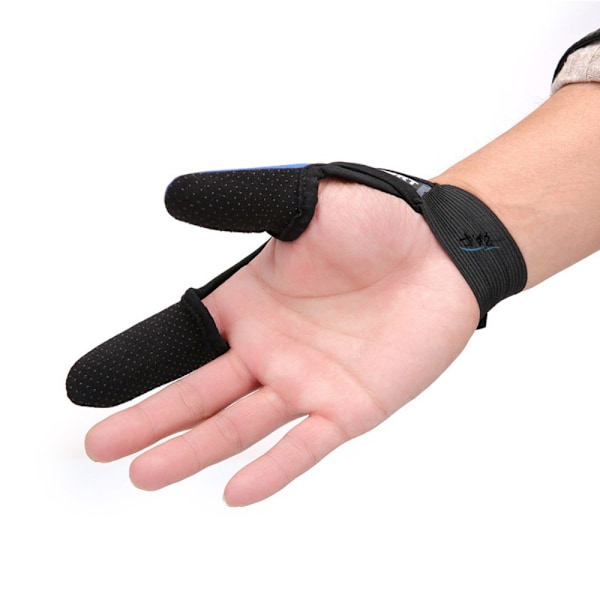 Fiskehandskar 2 Fingrar Protector RÖD VÄNSTER VÄNSTER Red Left-Left