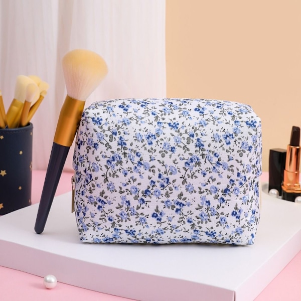 Puffy quiltet makeuptaske Stor rejsekosmetiktaske 03 03 03