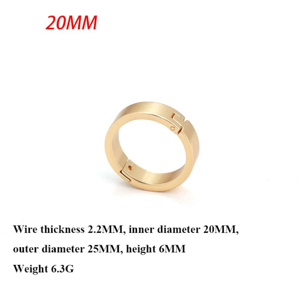Pinnoitettu portin soljen jousirengas 20 mm 20mm