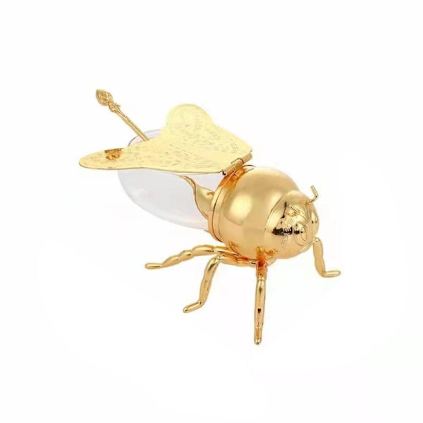 Bee Sukkerkopp Krydderkrukke GULL Gold