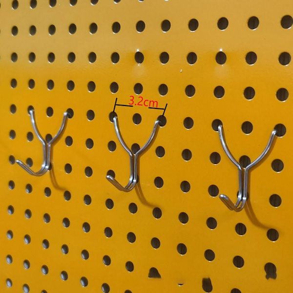 10 Stk Hengebrett Hull Krok Pegboard Platekrok FOR 25MM for 25mm distance