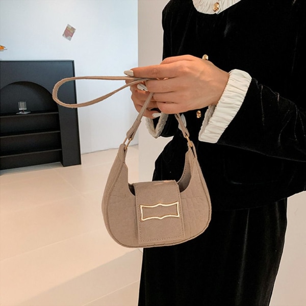 Skuldertaske Underarmstaske BRUN Brown