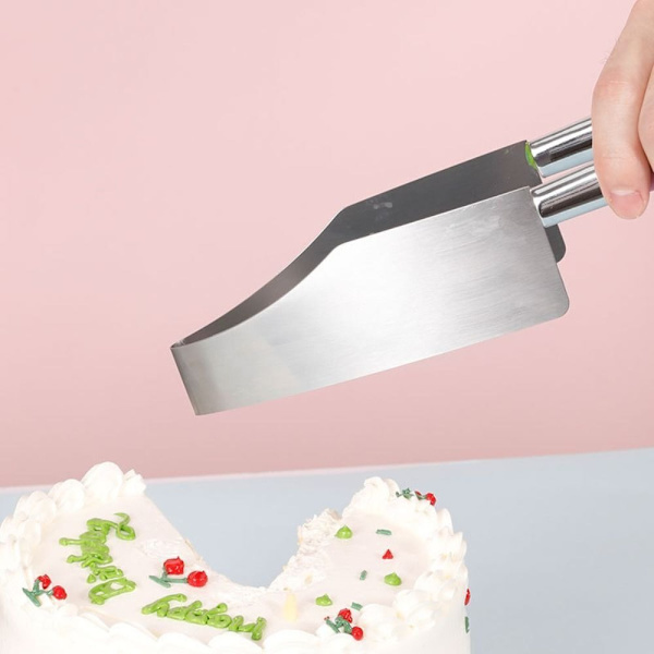 Cake Slicer Cutter Pie Cutting Cake Clip Pink