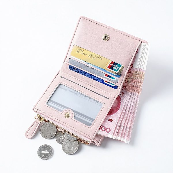 Money Coin Kukkaro Luottokorttikotelo KELTAINEN YELLOW