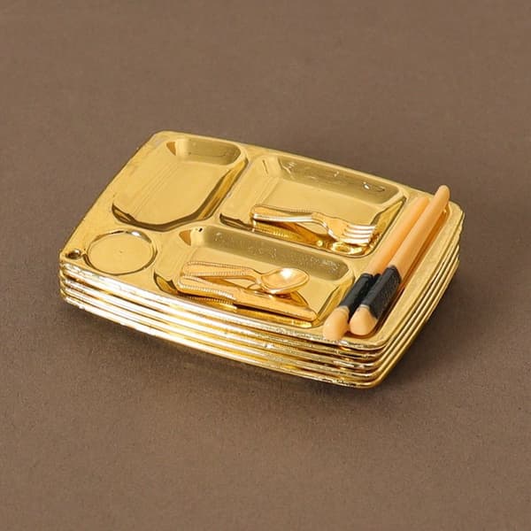 Dukkehus Miniatyr Servise Simuleringsservise GULL Gold