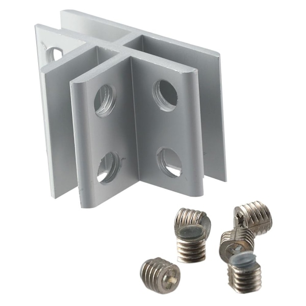 2-pack Glasklämma Partition Support 2 2 2