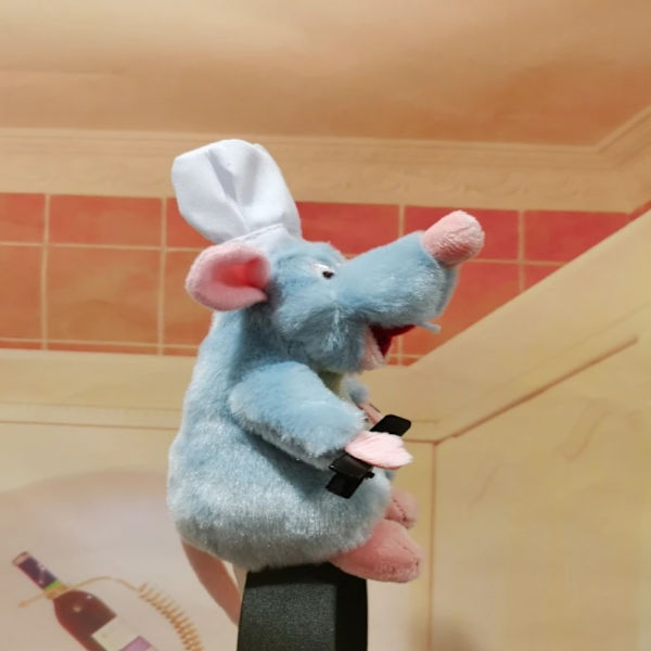 Ratatouille-hiuspanta Pehmo-nukkepääpanta Leveälierinen hiusneula about 16cm