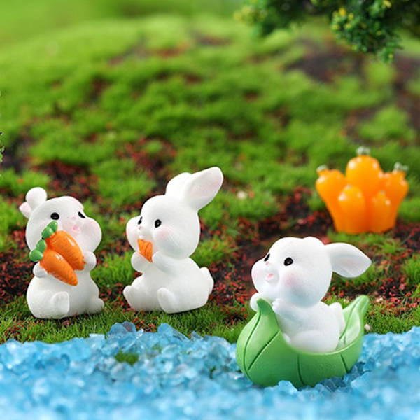 Miniatyyri kanin hahmo Sarjakuva pupupatsas 4 4 4