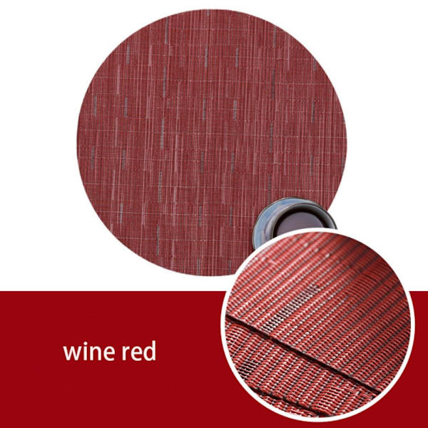 Drink Coaster Dinner Placematos WINE RED wine red