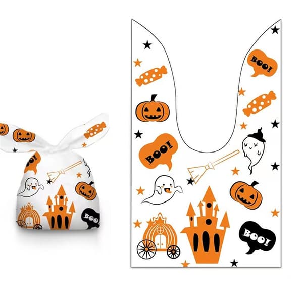 50 stk. Halloween godteposer bakeemballasje E E