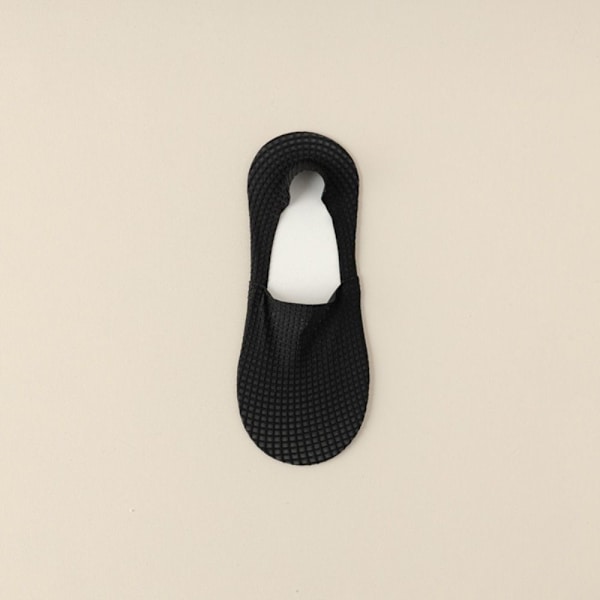 1 par Båtsockor Osynliga strumpor SVART black