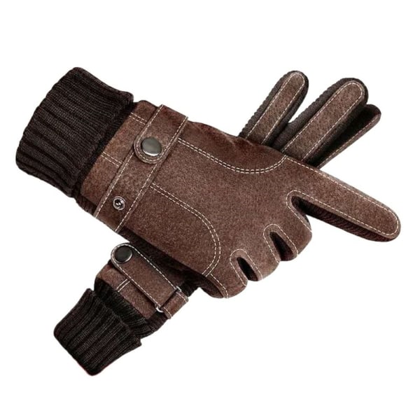Vinter herrehansker Varme uformelle hansker BRUN brown