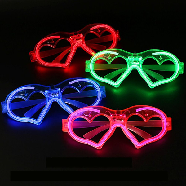 Gløde briller LED Gløde briller MULTICOLOUR MULTICOLOUR Multicolour