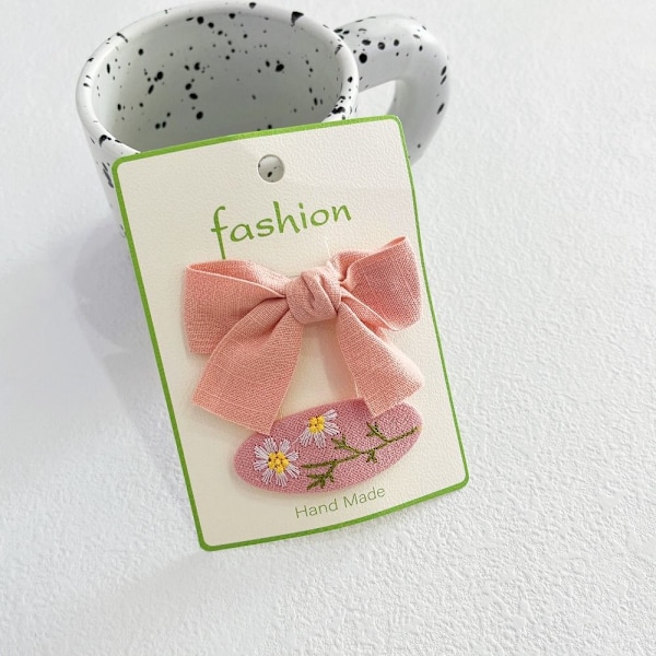 2 STK Little Girl Bowknot Hårspænder BLÅ blue
