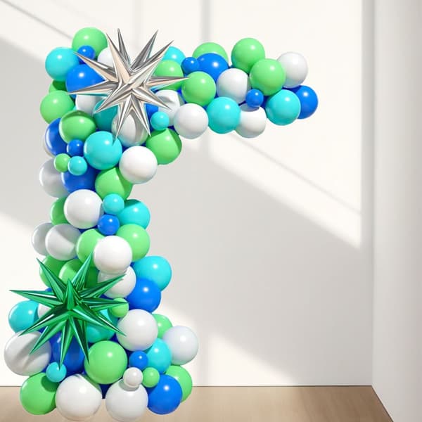 Ballongbue-sett Latexballonger B B B