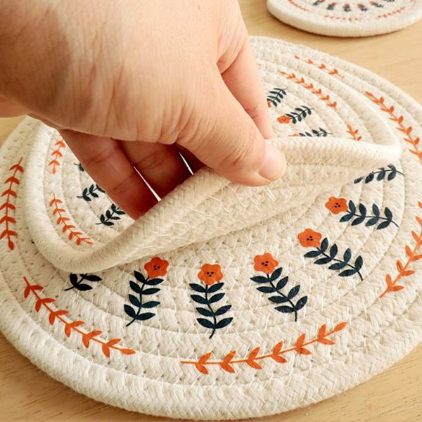 1kpl ruokapöytämatto pöytäalustanko 18cm 18cm 18cm