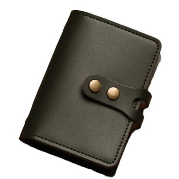 Multi-Card Position Card Bag PU-korthållare MÖRKT KAFFE Dark Coffee