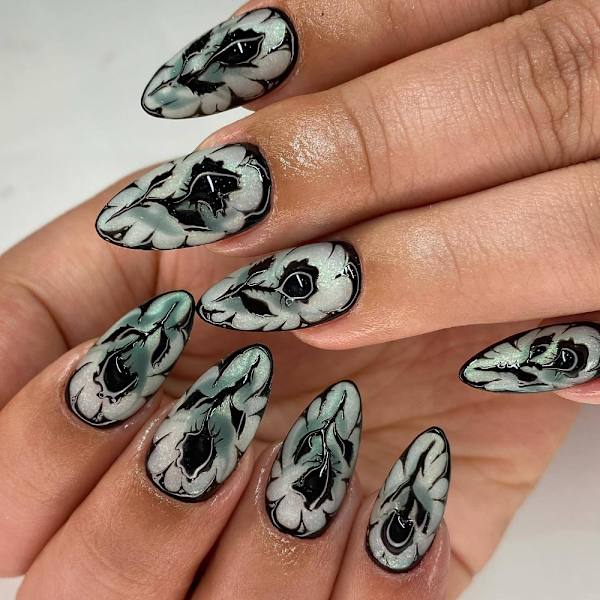 Almond False Nail Franska Fake Nails YA-12 YA-12 YA-12