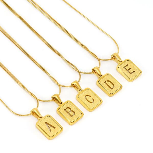 Initial Halskjede Bokstav Halskjede K K K