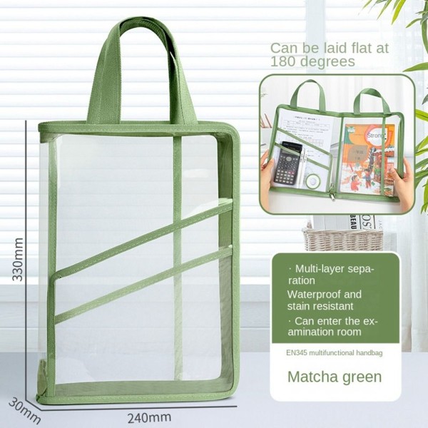 Mesh vetoketjullinen pussipussi Läpinäkyvä viilalaukku VÄRI 1 VÄRI 1 Color 1