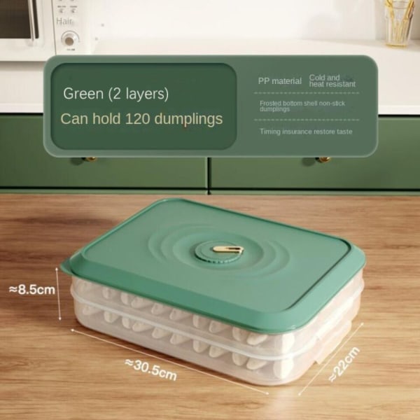 Oppbevaringsboks Dumpling Box HVIT 3 LAG 3 LAG White 3 Layers-3 Layers