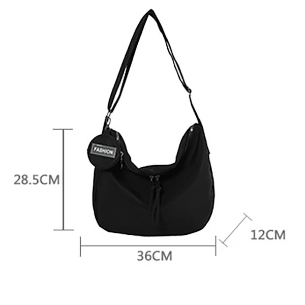 Crossbody Bag Messenger Bag SORT Black