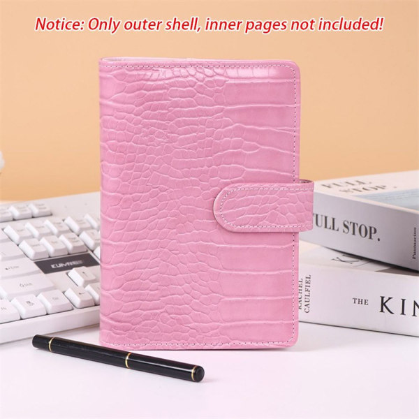1 Stk Binder Notebook Cover Notebook Shell PINK PINK pink