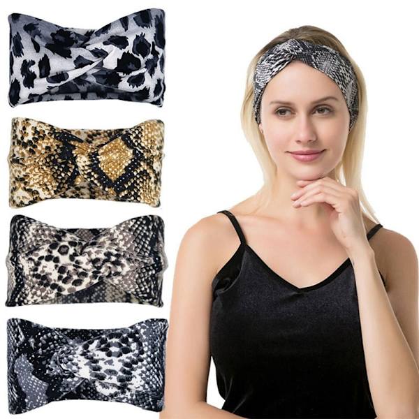 Kors hårband Leopard pannband FÄRG 2 FÄRG 2 Color 2