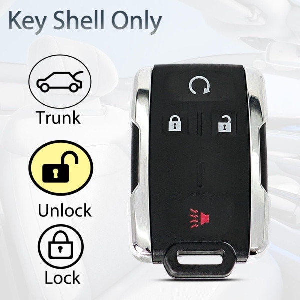 1 stk. M3N-32337100 Nøgle Fob Bil Nøgle Fob Nøglen Fob Shell