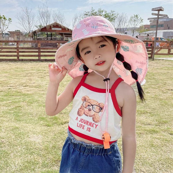 Kids Bucket Hat aurinkolippis CAP Yellow
