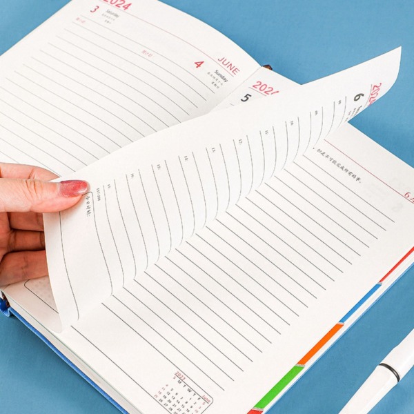 Notebook Timeplan RØD Red