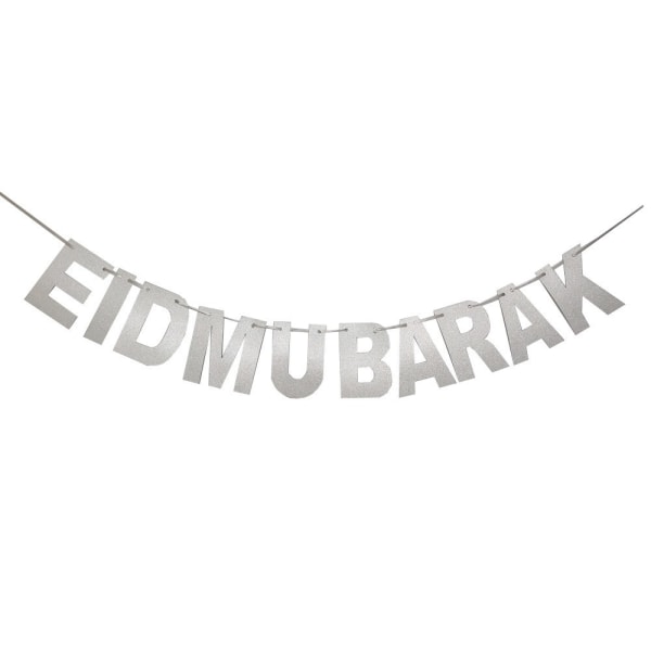 Eid Mubarak Banner Eid hængende ornamenter 5 5 5