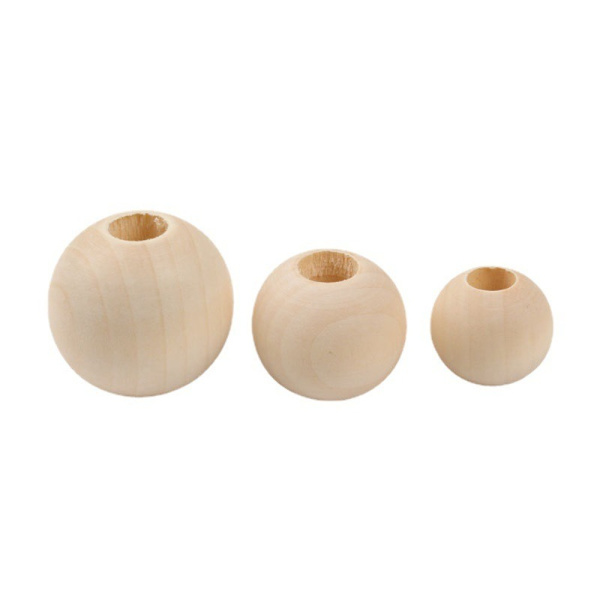 100 kpl puuhelmi irtonaisia ​​välihelmiä 12 mm SISÄINEN 4 mm 12mm Inner4mm