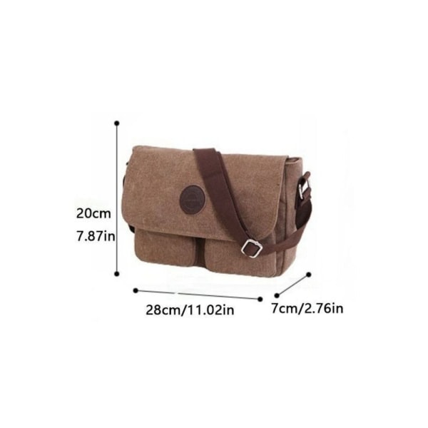Miesten Crossbody Laukut Olkalaukku KHAKI Khaki