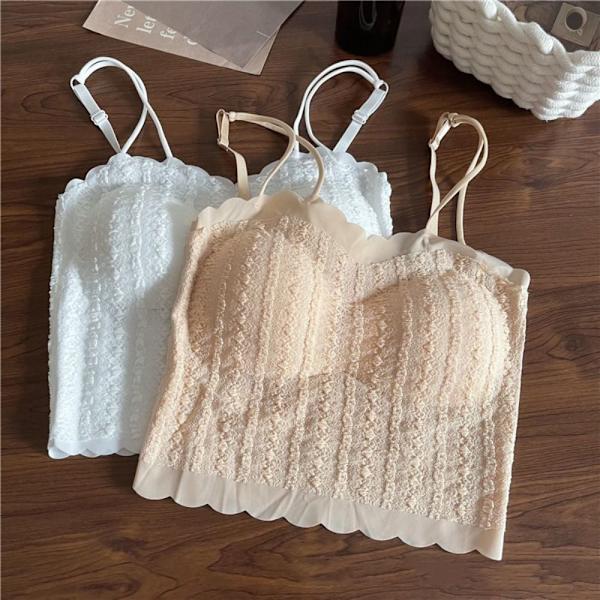 Crop Top Camisole HUDFÄRG Skin Color