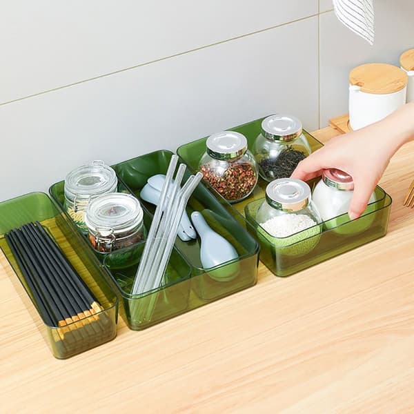 1 st Skrivbordsförvaring Makeup Organizer Box S S S