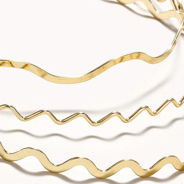 Metal Waves Pannband Tunna Hårband SILVER 1 SILVER 1 Silver 1