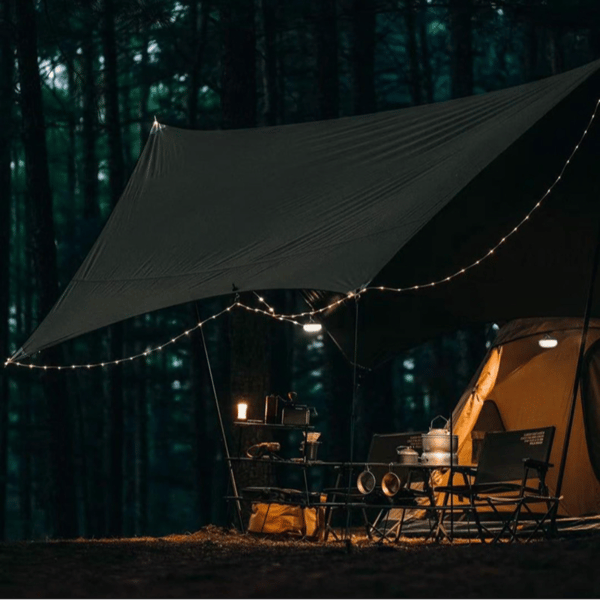 Camping Ljusslinga Campinglykta BRUN Brown