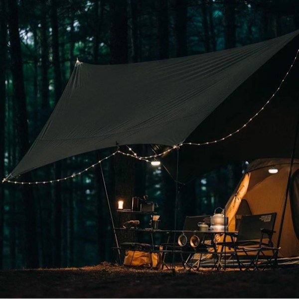 Camping String Light Camping Lantern VIHREÄ Green