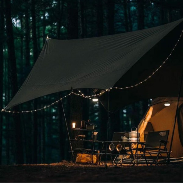 Camping String Light Camping Lanterne GRØN Green